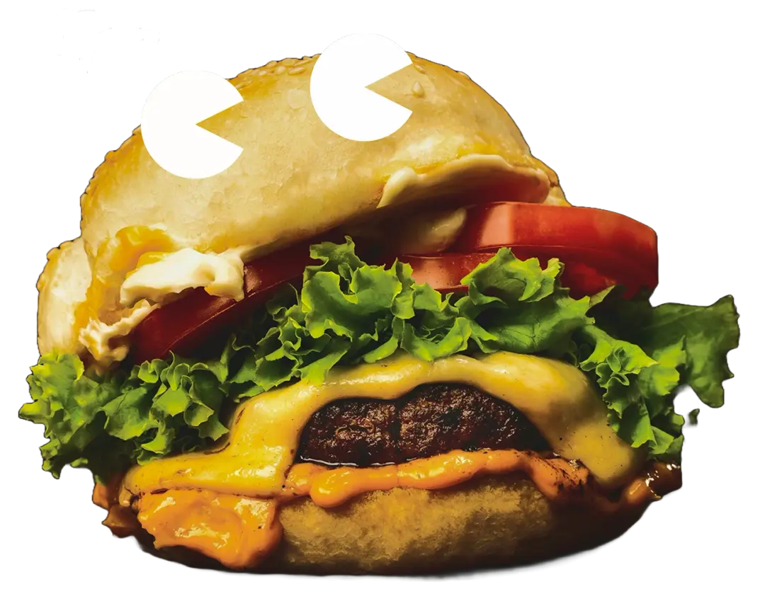 CRSP Artisan Smashed Burger with fresh ingredients