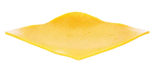 Premium cheddar cheese slice